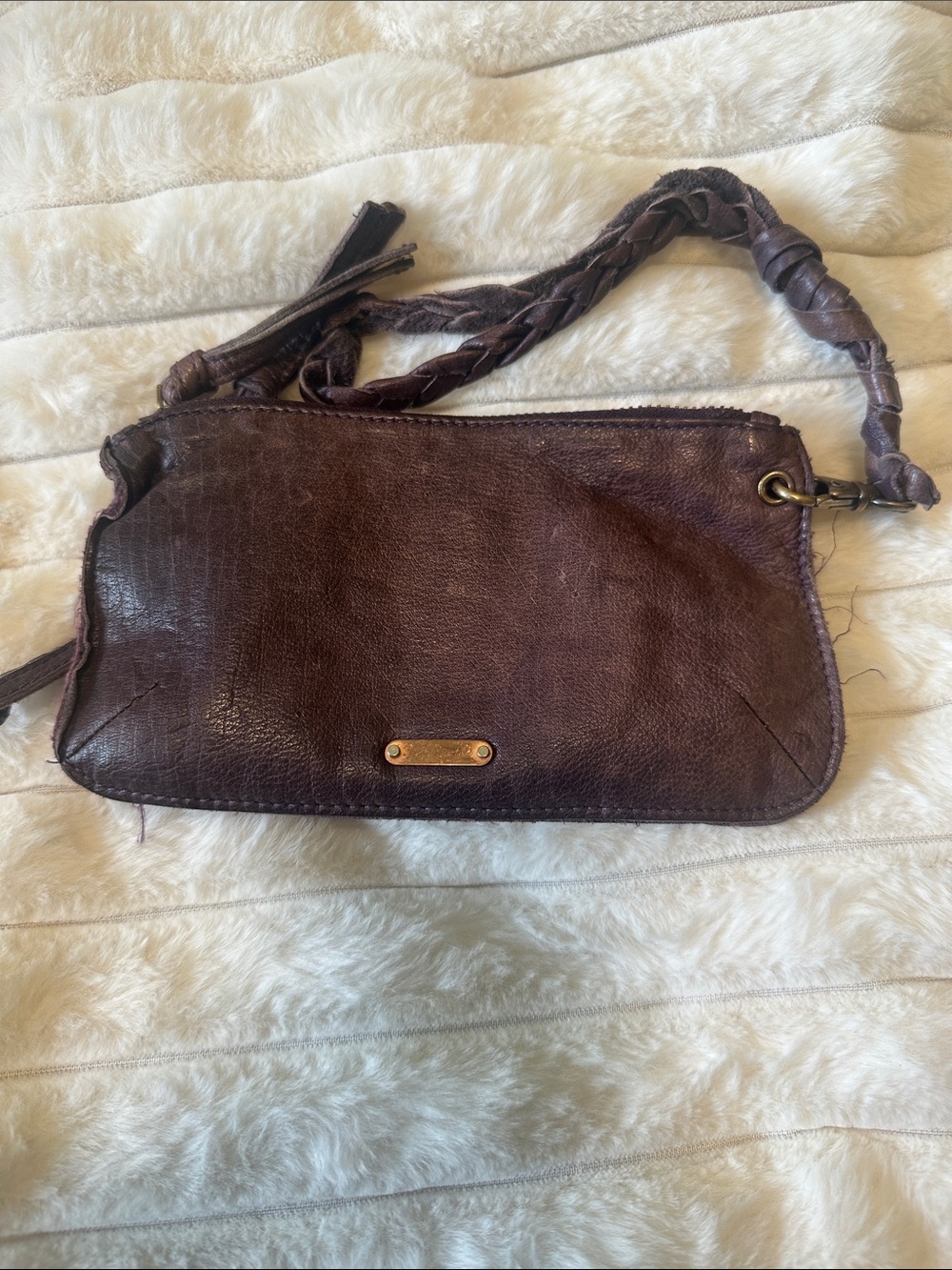 Free people Burgundy Lesther Wallet